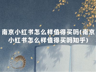 南京小红书怎么样值得买吗(南京小红书怎么样值得买吗知乎)