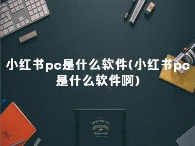 小红书pc是什么软件(小红书pc是什么软件啊)